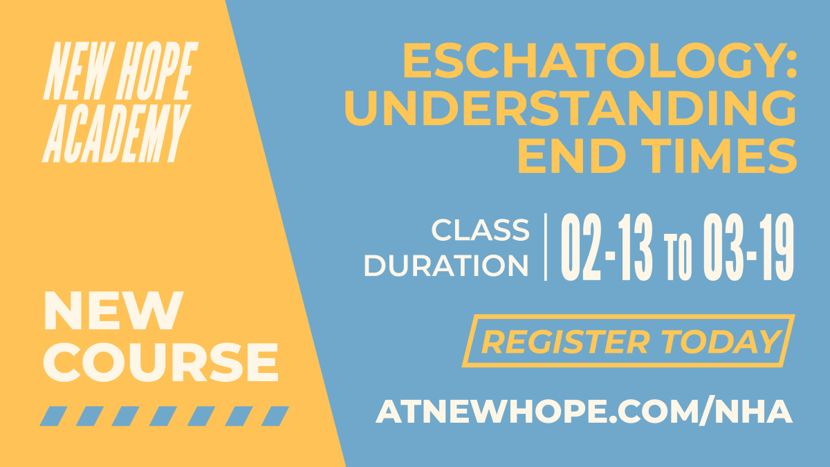 New Hope Academy - New Class begins this Tuesday