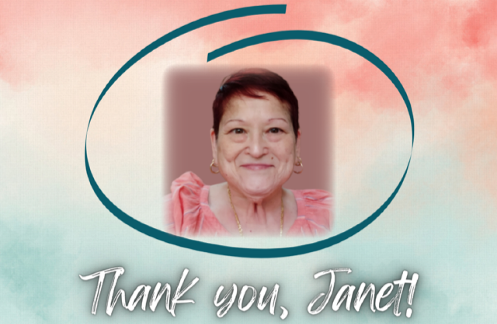 Honoring Janet Schultz