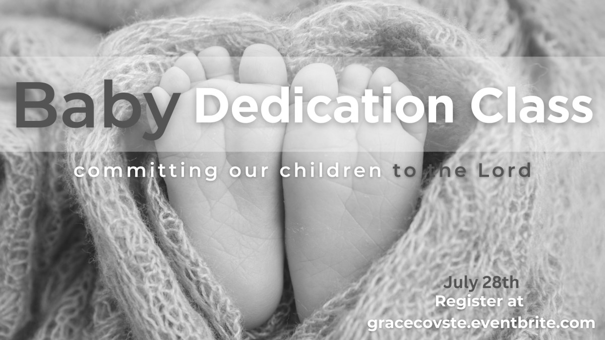 Baby Dedication Class - Virtual