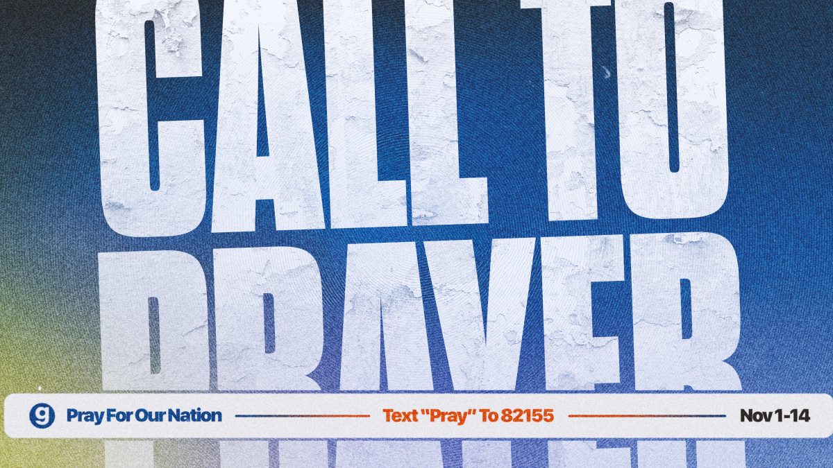 A Call to Prayer: November 1 to 14