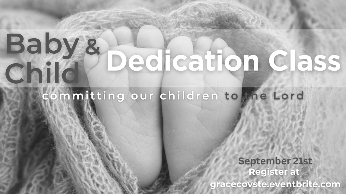 Baby Dedication Class - Virtual