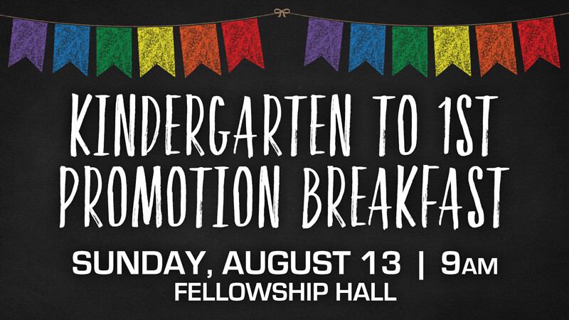 Kindergarten Promotion Breakfast