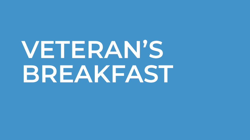 Veteran's Breakfast 