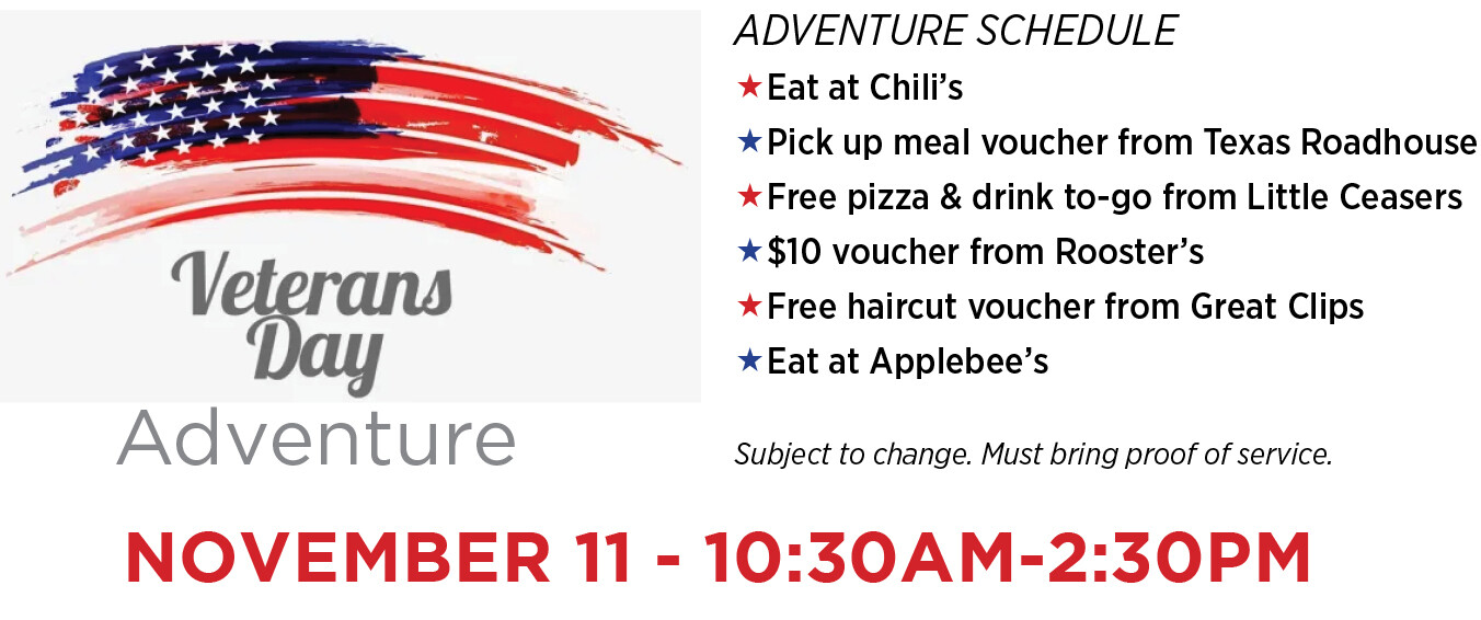 Veterans Day Adventure