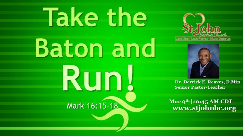 Take The Baton And Run!