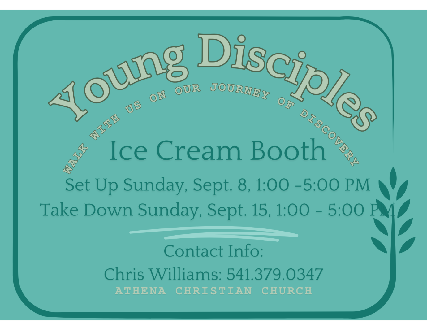 Young Disciple Ice Cream Booth