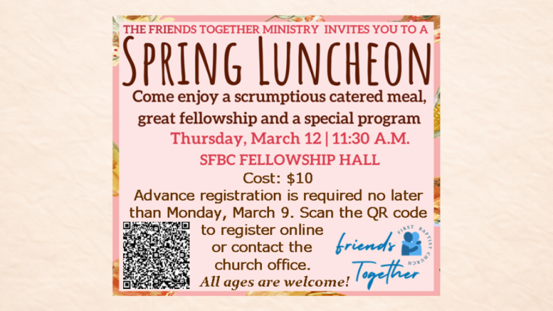 Friends Together Luncheon