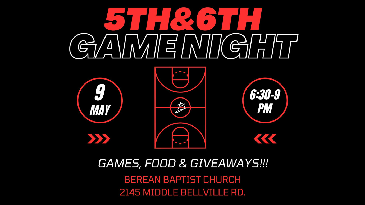 5th/6th Grade Game Night