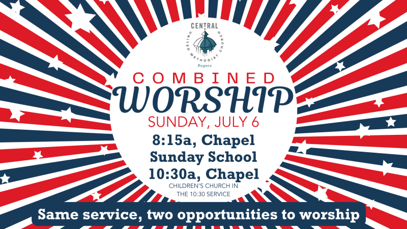 10:30 Combined Worship Service
