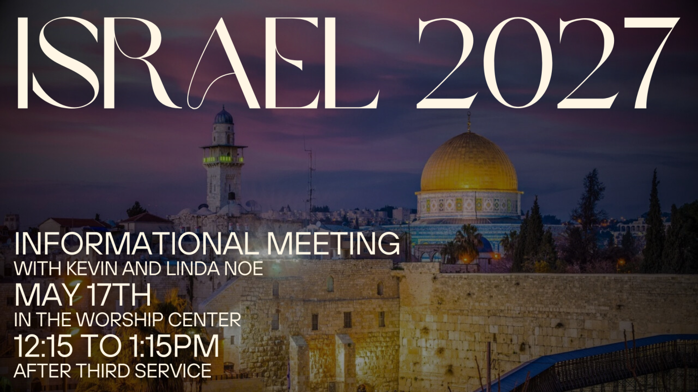 Israel 2027 info meeting