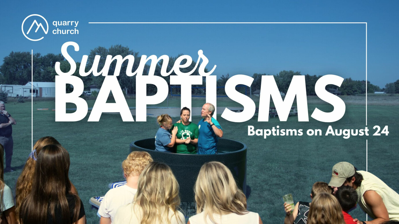 Summer Baptisms