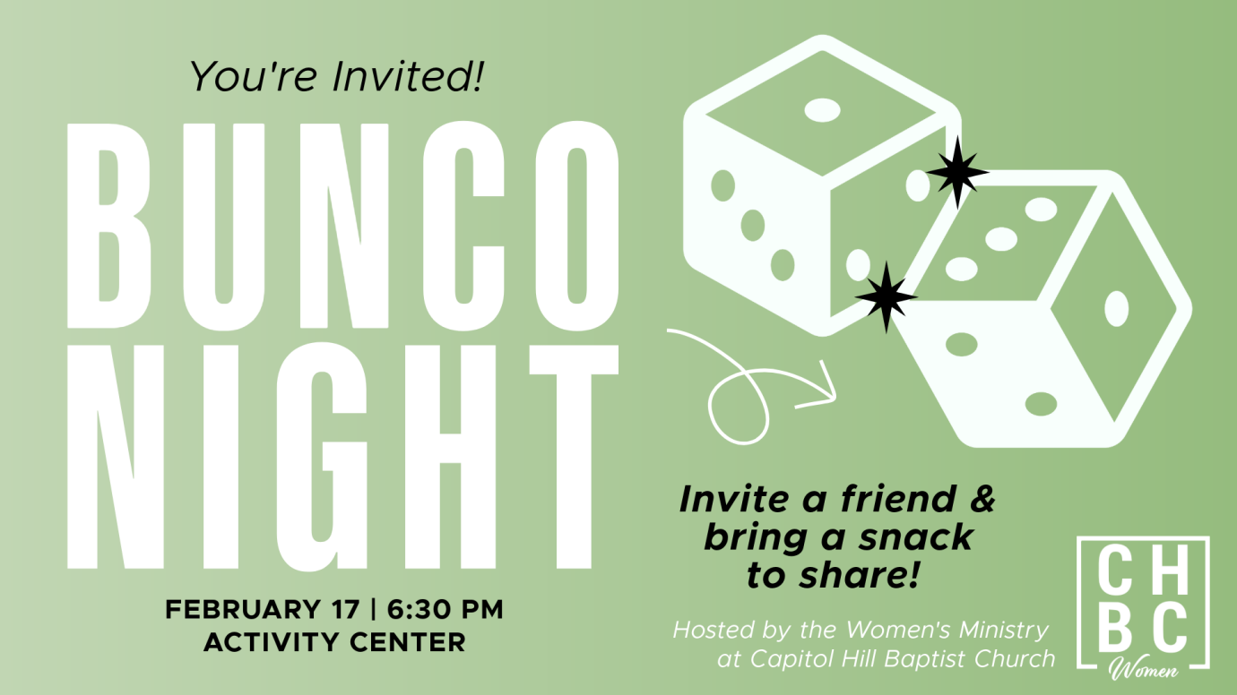 Ladies Bunco Night  (Copy)