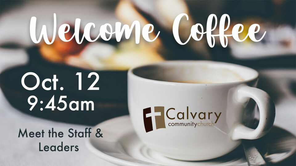 Welcome Coffee