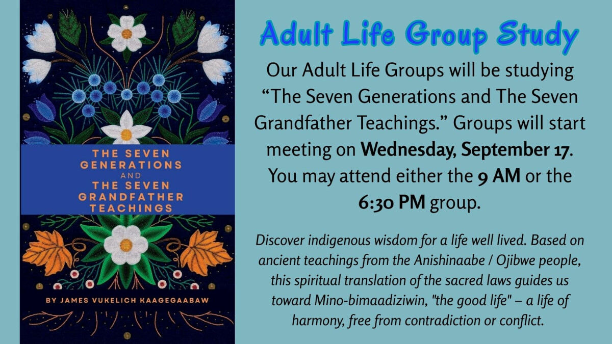 6:30 PM - Life Group (Fellowship Hall)