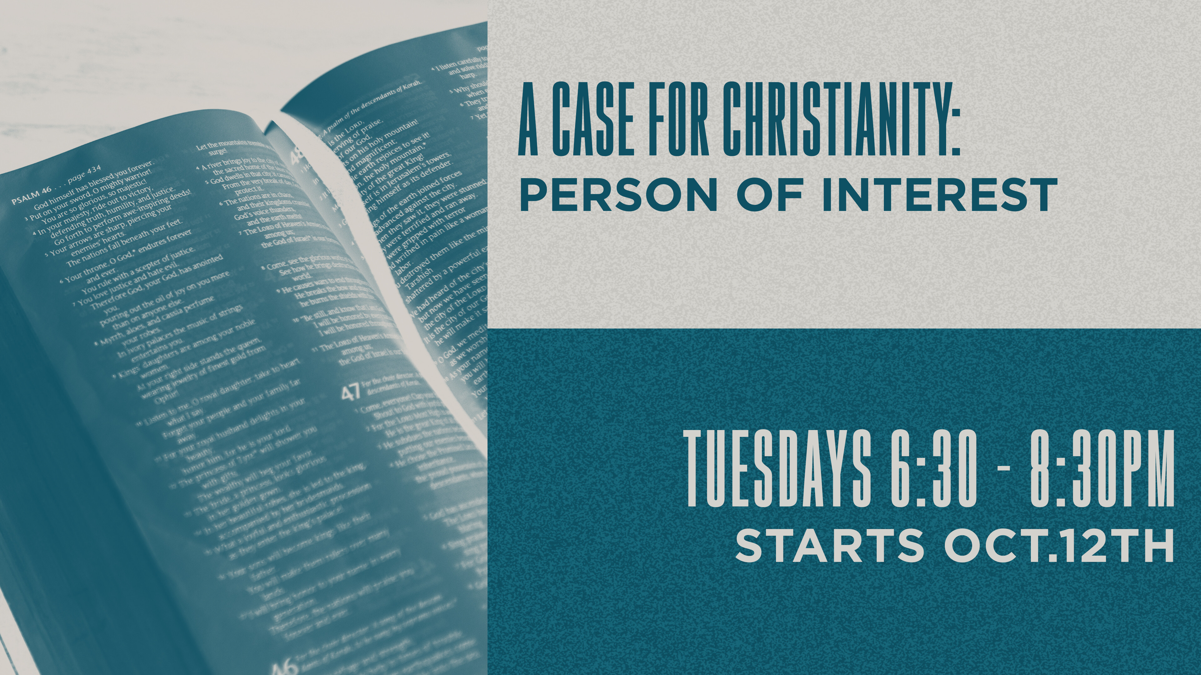 A Case for Christianity: Person of Interest