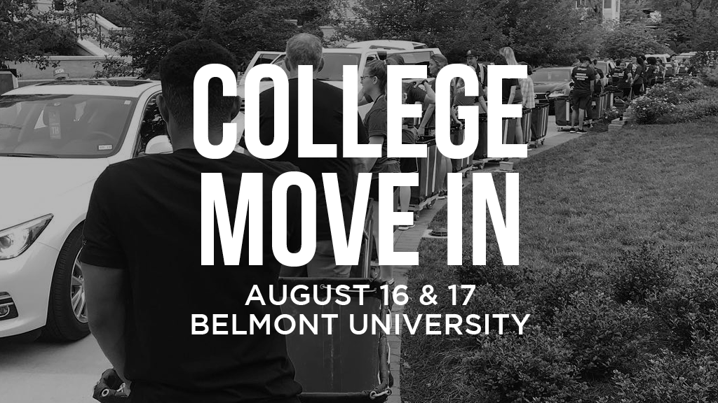 College Move In at Belmont