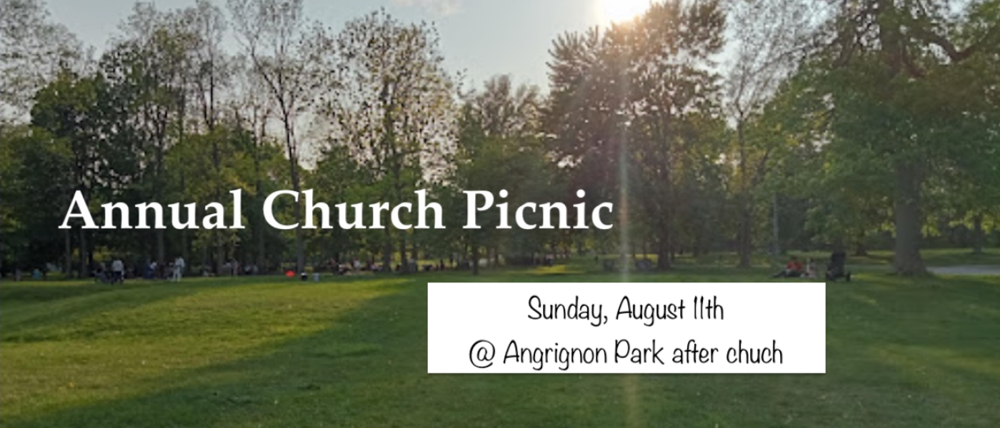 Church picnic - August 11th 