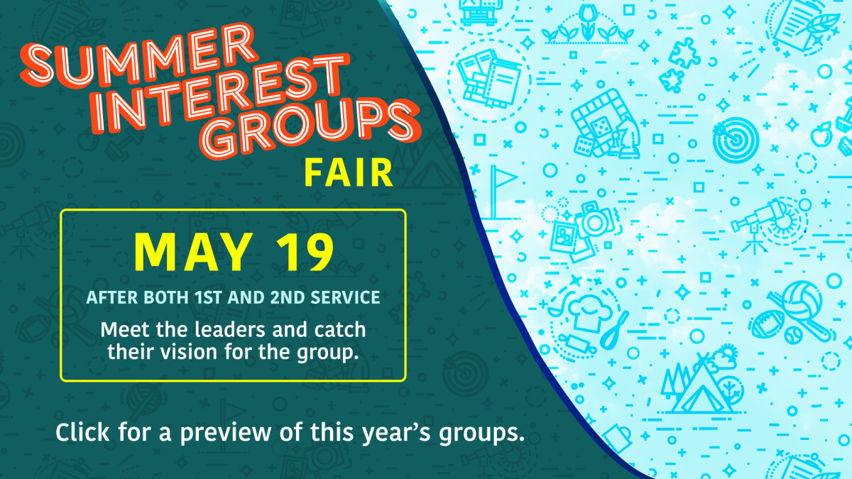 Summer Interest Group Fair