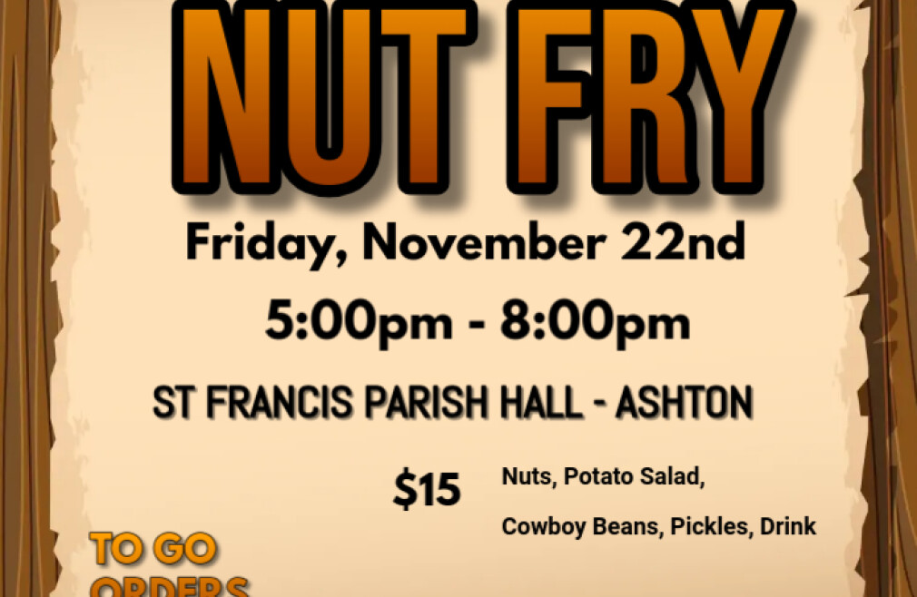 KC Nut Fry , 11/22, 5-8 pm