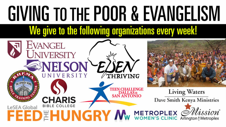 Giving to the Poor & Evangelism