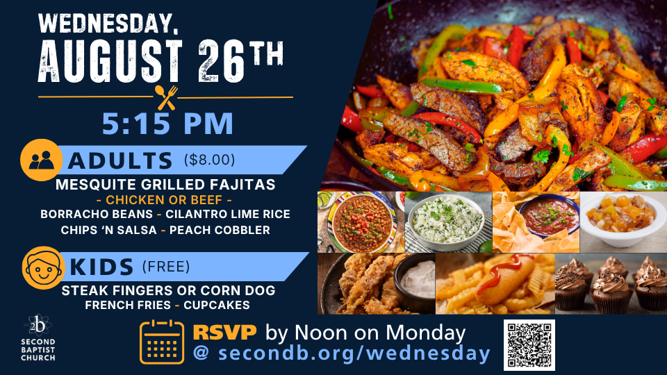 Wednesday Dinner - Lines Open Til 6 PM