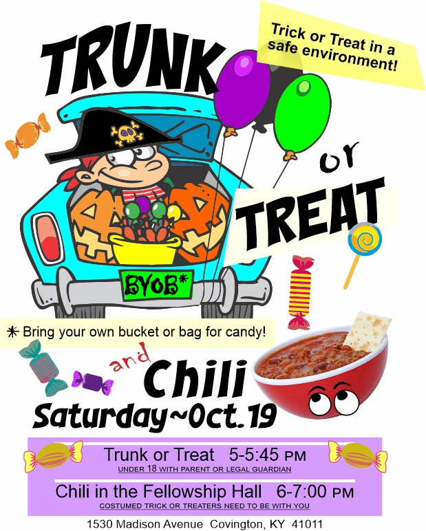 Trunk or Treat & Chili!