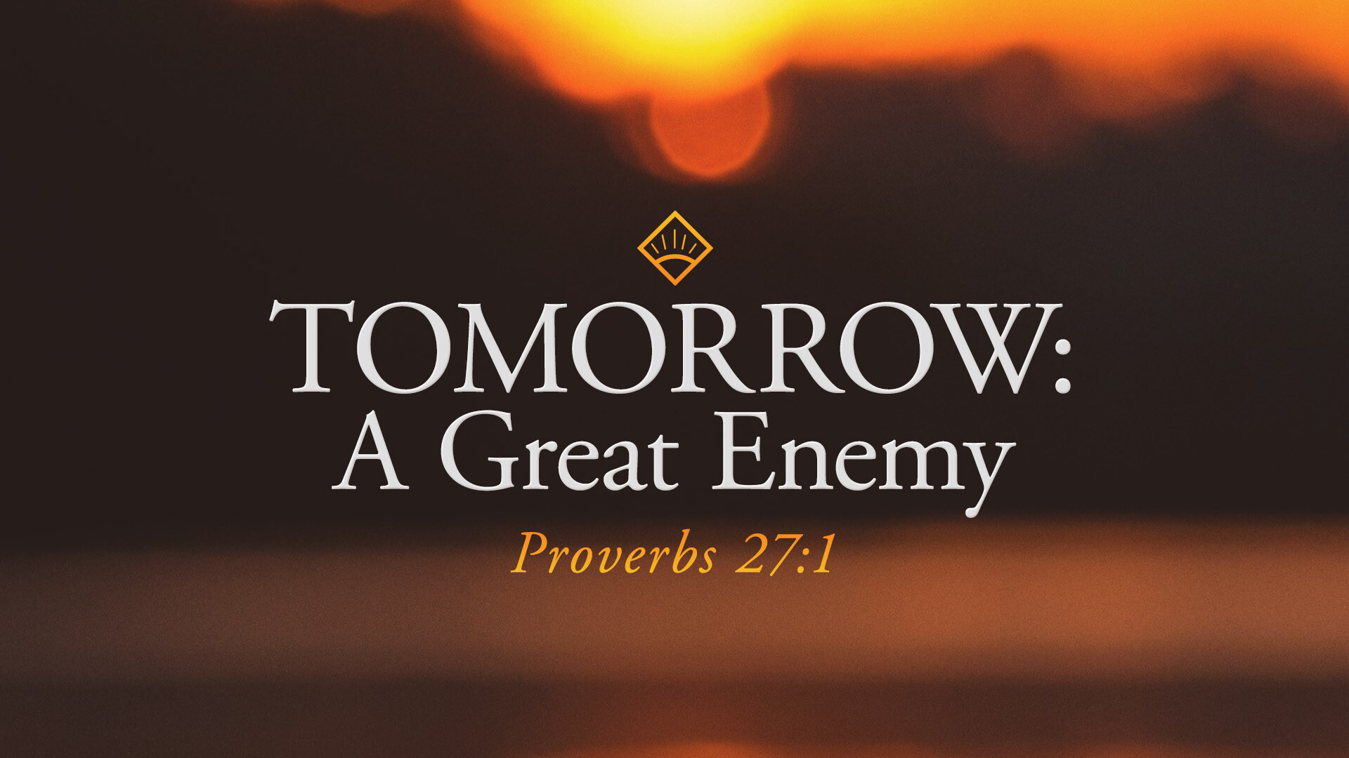 Tomorrow: A Great Enemy (Audio) episode artwork