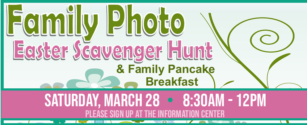 Family Photo and Scavenger Hunt Breakfast Web Banner 3-28-26