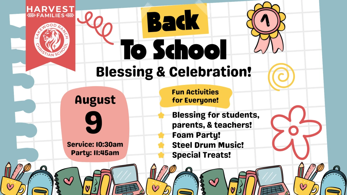 2026 Back to School Blessing & Celebration