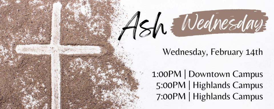 7PM Ash Wednesday Service