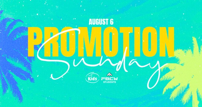 Promotion Sunday 