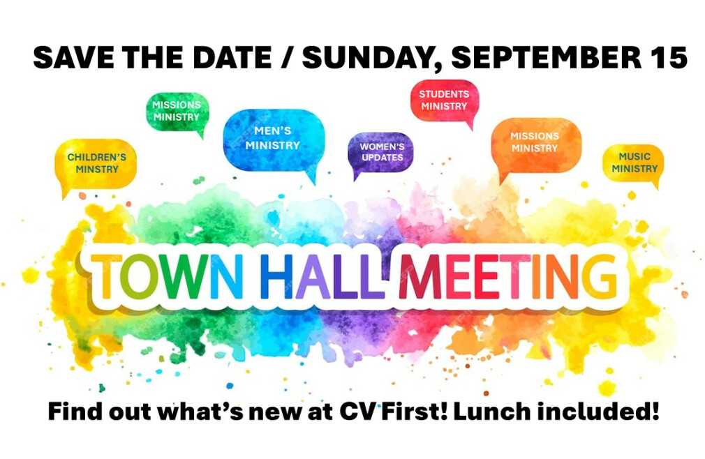 CV First Town Hall Meeting