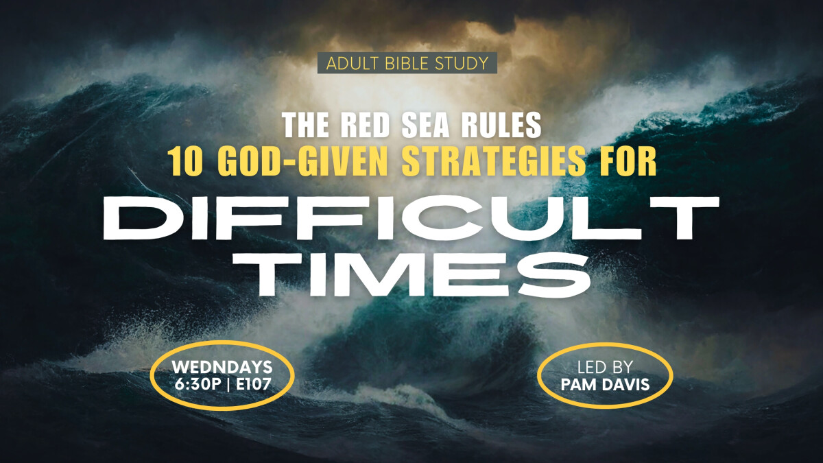 Adult Bible Study - The Red Sea Rules: 10 God-Given Strategies for Difficult Times