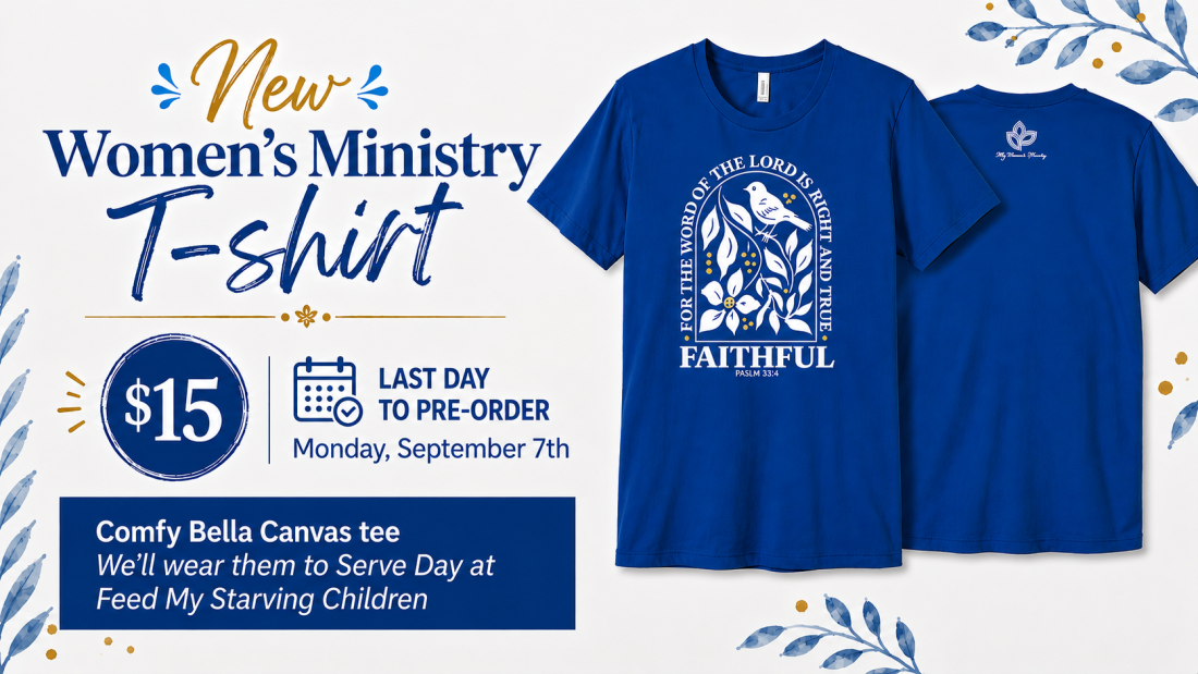 new women's ministry shirt