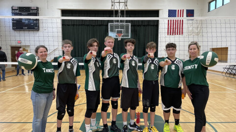 Trinity hosts first boys volleyball tournament