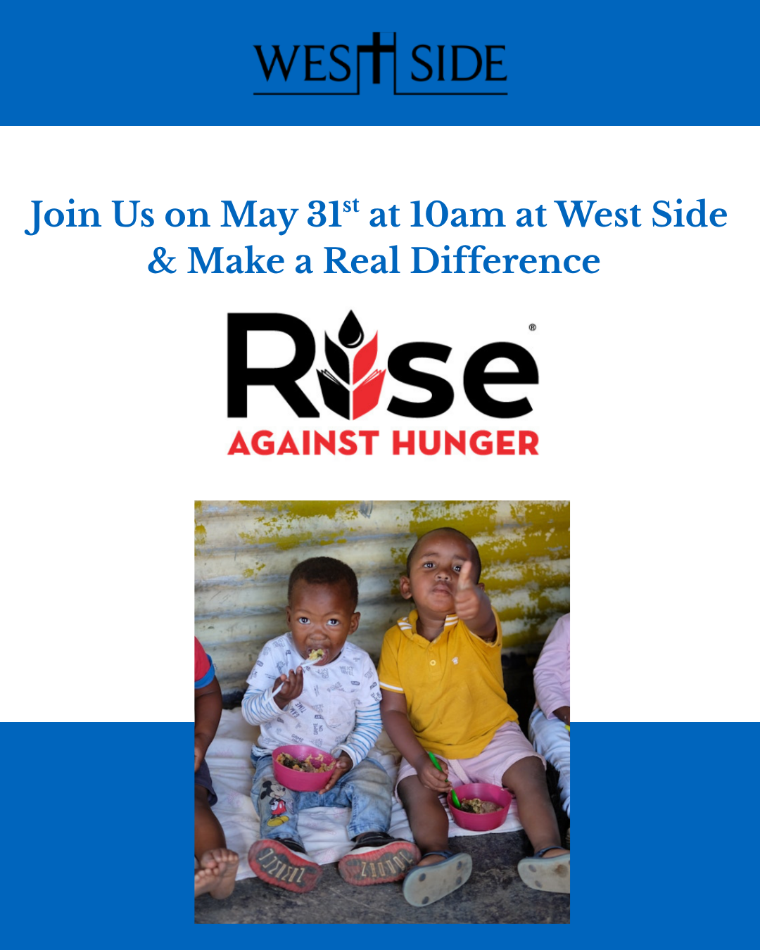 Rise Against Hunger Meal Packing Event