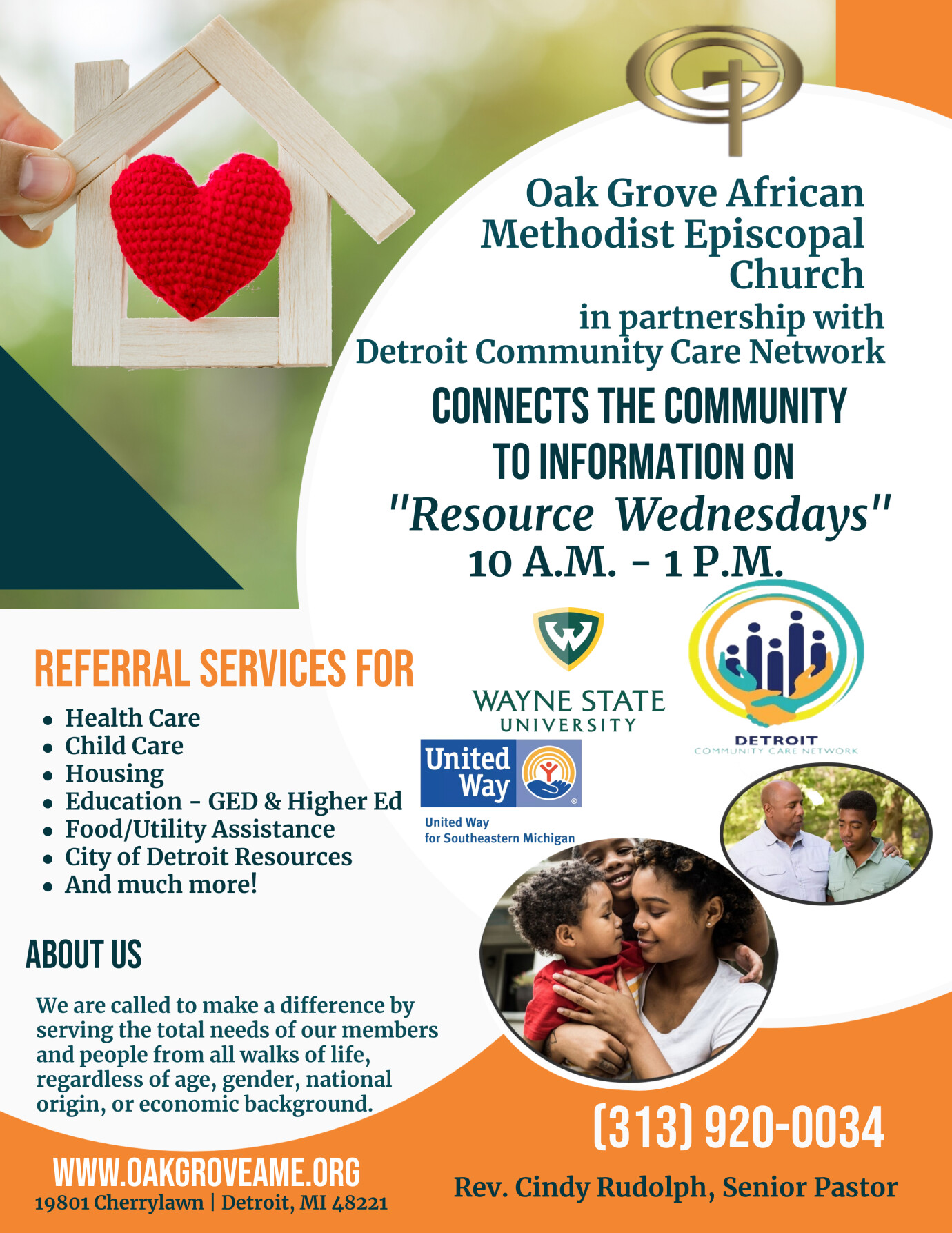 SAVE THE DATE*** - Oak Grove AME Church - Detroit