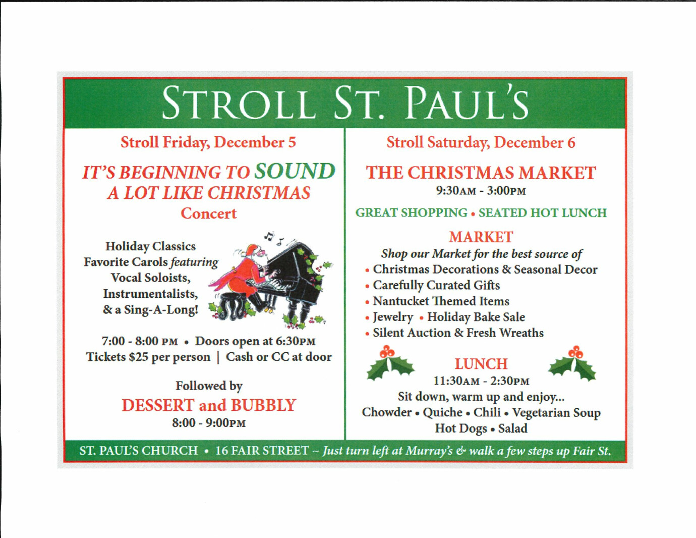 9:30am Christmas Market