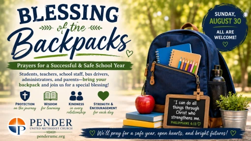 Blessing of the Backpacks