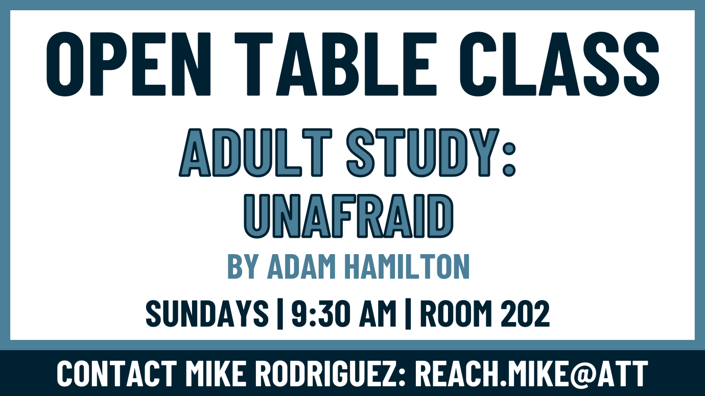 Open Table Class: Unafraid