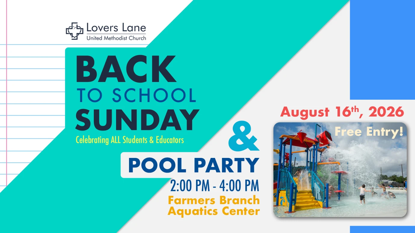 Back to School Sunday & Pool Party