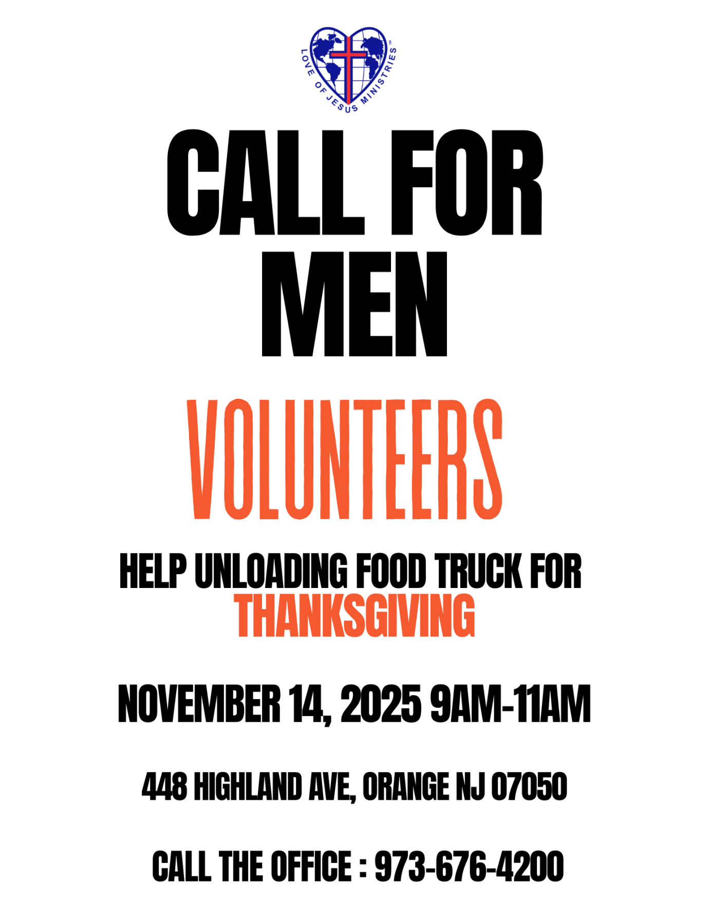 Food Pantry Truck Unloading (MEN NEEDED)