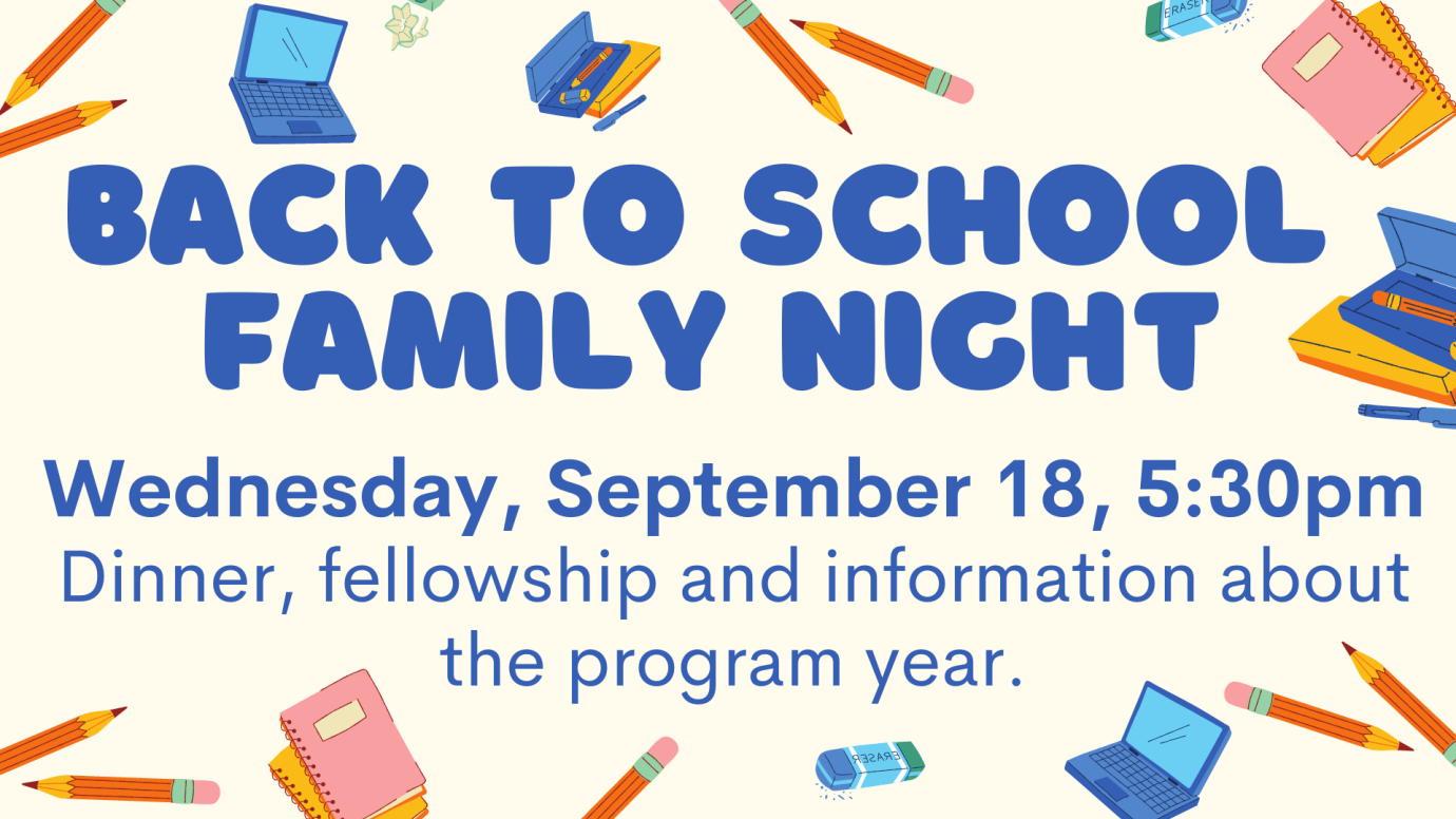 2024 Back To School Night