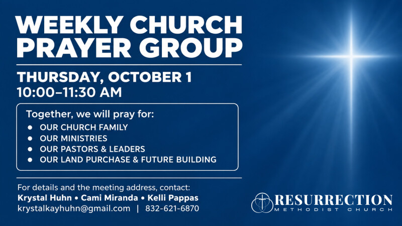 WEEKLY CHURCH PRAYER GROUP