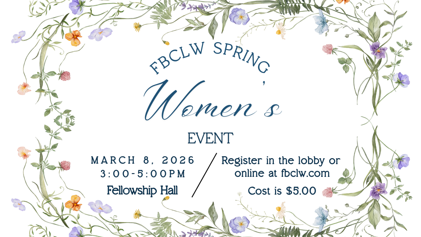 FBCLW Spring Women's Event 