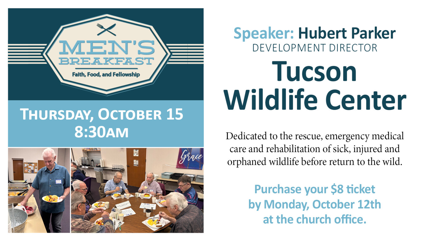 8:30 AM Men's Fellowship Breakfast