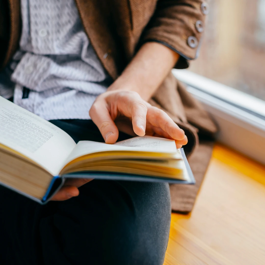 reading book