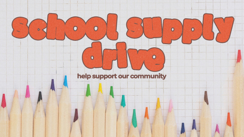 School Supply Drive