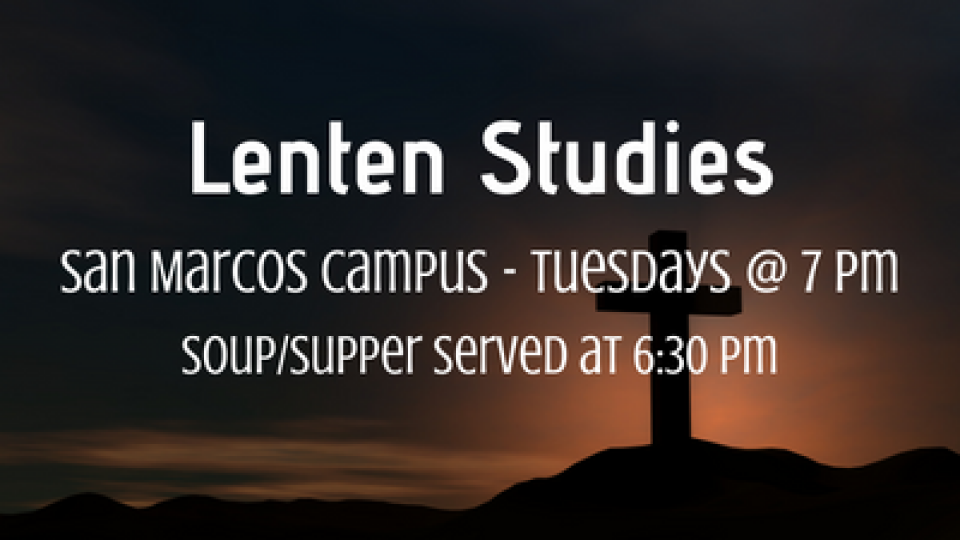 Lenten Study - San Marcos