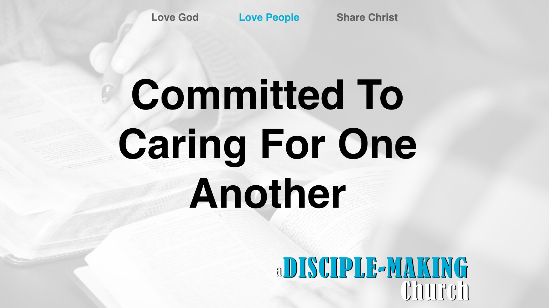 Disciples In Relationships